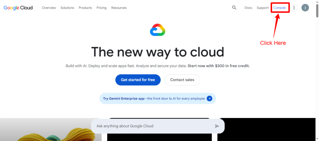 Google Cloud Console for Laravel Google Login